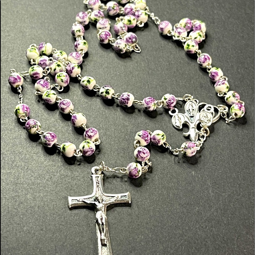 Handmade one of a kind rosary beads